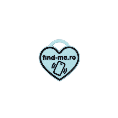 Medalion inteligent NFC Find-Me Sky Hope pentru caini si pisici
